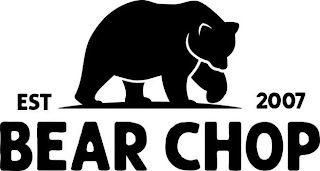 EST 2007 BEAR CHOP logo