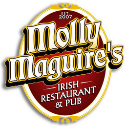 EST. 2007 MOLLY MAGUIRE'S IRISH RESTAURANT & PUB logo