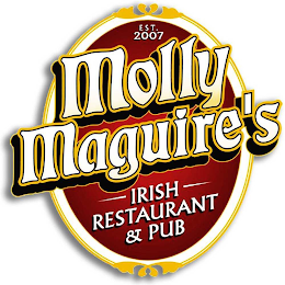 EST. 2007 MOLLY MAGUIRE'S IRISH RESTAURANT & PUB logo
