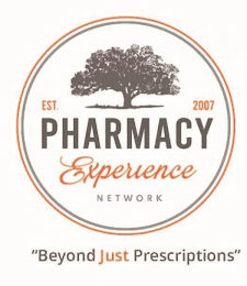EST. 2007 PHARMACY EXPERIENCE NETWORK "BEYOND JUST PRESCRIPTIONS" logo