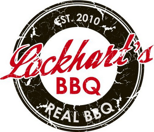 EST. 2010 LOCKHART'S BBQ REAL BBQ logo