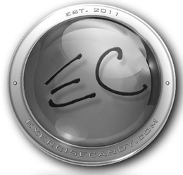 EST. 2011 EC EXERCISECANDY.COM logo