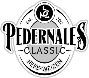 EST. 2012 PEDERNALES CLASSIC HEFE-WEIZEN logo
