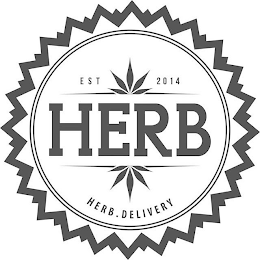 EST 2014 HERB HERB.DELIVERY logo