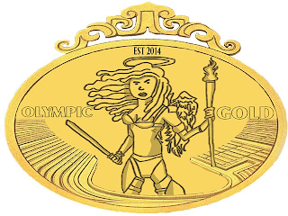 EST 2014 OLYMPIC GOLD logo