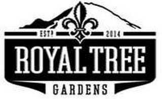 EST. 2014 ROYAL TREE GARDENS logo