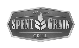 EST 2015 SPENT GRAIN GRILL logo