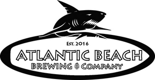 EST. 2016 ATLANTIC BEACH BREWING COMPANY logo