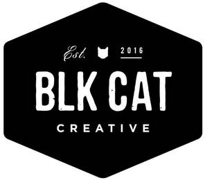 EST. 2016 BLK CAT CREATIVE logo