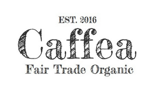 EST. 2016 CAFFEA FAIR TRADE ORGANIC logo