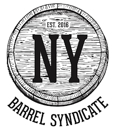 EST. 2016 NY BARREL SYNDICATE logo