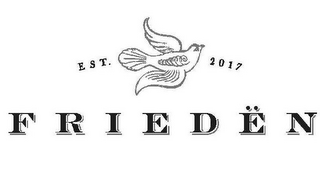 EST. 2017 FRIEDËN logo