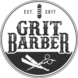 EST. 2017 GRIT BARBER logo