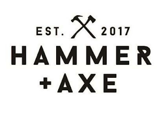 EST. 2017 HAMMER + AXE logo