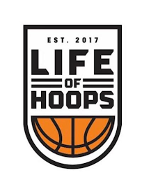 EST. 2017 LIFE OF HOOPS logo