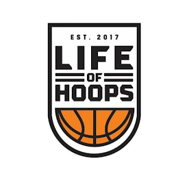 EST. 2017 LIFE OF HOOPS logo