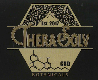 EST. 2017 THERASOLV CBD BOTANICALS H H OH HO logo