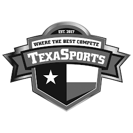 EST. 2017 WHERE THE BEST COMPETE TEXASPORTS logo