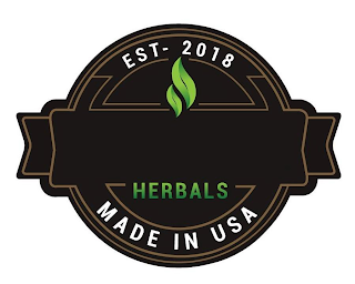 EST-2018 HERBALS MADE IN USA logo