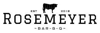 EST 2018 ROSEMEYER BAR-B-Q logo