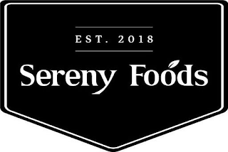 EST 2018 SERENY FOODS logo