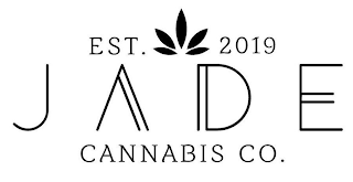 EST. 2019 J A D E CANNABIS CO. logo
