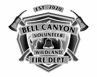 EST. 2020 BELL CANYON VOLUNTEER WILDLAND FIRE DEPT. logo