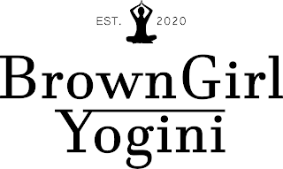 EST. 2020 BROWN GIRL YOGINI logo