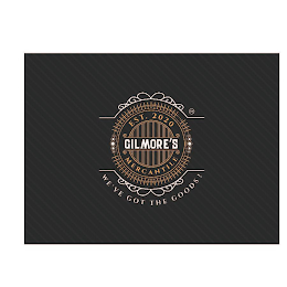 EST. 2020 GILMORE'S MERCANTILE WE'VE GOT THE GOODS ! logo