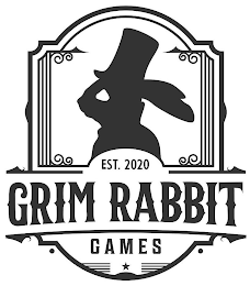 EST. 2020 GRIM RABBIT GAMES logo