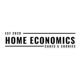 EST 2020 HOME ECONOMICS CAKES & COOKIES logo