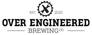 EST. 2020 OVER ENGINEERED BREWING CO. logo