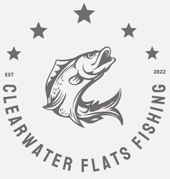 EST 2022 CLEARWATER FLATS FISHING logo