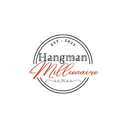 EST. 2022 HANGMAN MILLIONAIRE logo