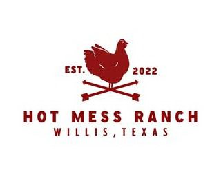 EST. 2022 HOT MESS RANCH WILLIS, TEXAS logo