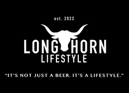 EST. 2022 LONGHORN LIFESTYLE "IT'S NOT JUST A BEER. IT'S A LIFESTYLE." logo