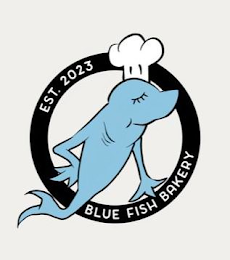 EST. 2023 BLUE FISH BAKERY logo