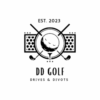 EST. 2023 DD GOLF DRIVES & DIVOTS logo