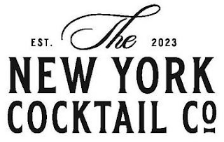 EST. 2023 THE NEW YORK COCKTAIL CO logo