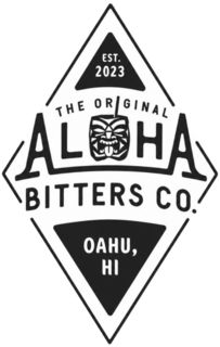 EST. 2023 THE ORIGINAL ALOHA BITTERS CO. OAHU, HI logo