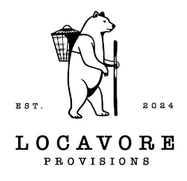 EST. 2024 LOCAVORE PROVISIONS logo