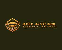 EST. 2025 APEX AUTO HUB YOUR ROAD, OUR PARTS logo