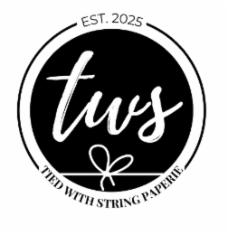 EST. 2025 TWS TIED WITH STRING PAPERIE logo