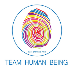 EST. 2M YEARS AGO TEAM HUMAN BEING logo