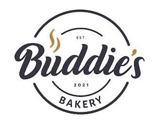 EST. BUDDIE'S 2021 BAKERY logo