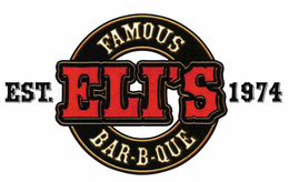 EST. ELI'S FAMOUS BAR-B-QUE 1974 logo