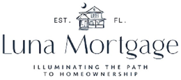 EST.  FL.  LUNA MORTGAGE ILLUMINATING THE PATH TO HOMEOWNERSHIP logo