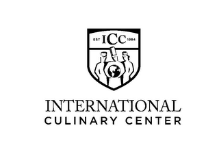 EST ICC 1984 INTERNATIONAL CULINARY CENTER logo