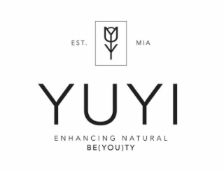 EST. MIA YUYI ENHANCING NATURAL BE(YOU)TY logo
