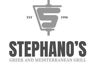 EST S 1998 STEPHANO'S GREEK AND MEDITERRANEAN GRILL logo